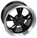 OE Wheels FR01 Black Wheel Black Wheel with Machined Lip