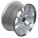OE Wheels FR05B Silver Wheel Silver Wheel with Machined Lip