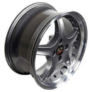 OE Wheels FR04A Gunmetal Wheel Anthracite Wheel with Machined Lip