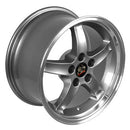 OE Wheels FR04B Gunmetal Wheel Gunmetal Wheel with Machined Lip