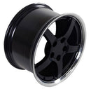 OE Wheels CV05 Black Wheel Black Wheel with Machined Lip