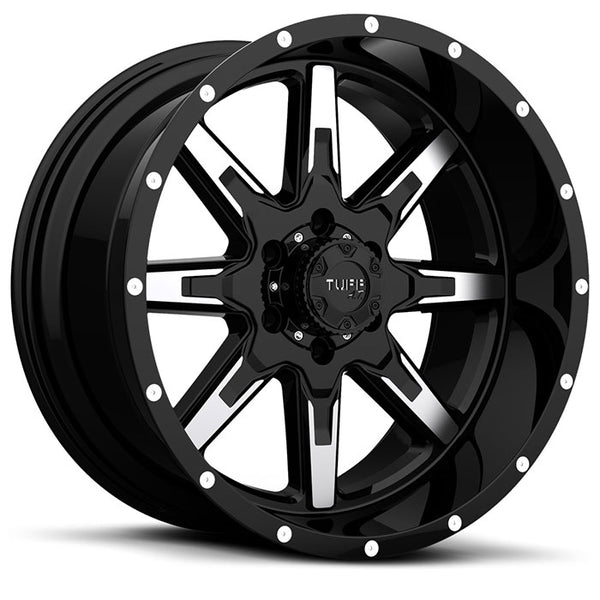 Tuff T15 N2 GLOSS BLACK W/ MACHINED FACE