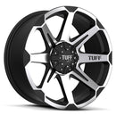 Tuff T05 BW FLAT BLACK W/ MACHINED FACE
