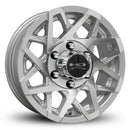 HD Trailer Wheels Canyon Trailer Gloss Silver Machined Face