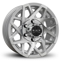 HD Trailer Wheels Canyon Trailer Gloss Silver Machined Face