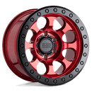 Black Rhino RIOT N2 CANDY RED W/ BLACK RING & BOLTS