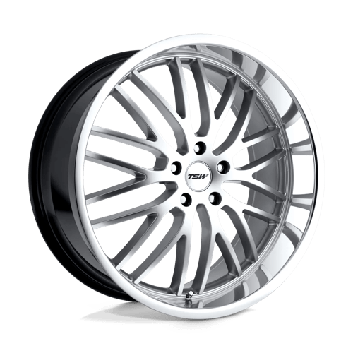 TSW SNETTERTON N2 HYPER SILVER W/ MIRROR CUT LIP
