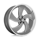 US Mag 1PC U133 DESPERADO ST ANTHRACITE MILLED DIAMOND CUT LIP