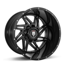 AMERICAN TRUXX AT165 BLACK/MILLED