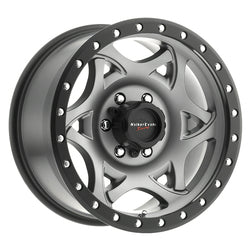 Walker Evans Racing 501GN Legend satin graphite with satin black x-lok lip and satin clear-coat