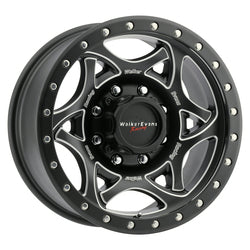 Walker Evans Racing 501BM Legend II satin black center with cnc milled accents, satin black x-lok lip and satin clear-coat