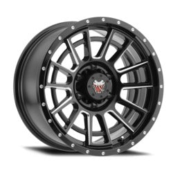 Mamba 594MB M22 matte black with ball-cut machined spoke accents