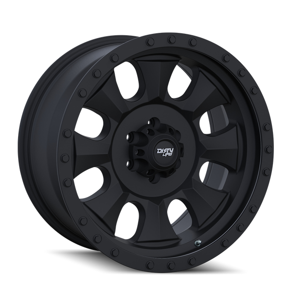 DIRTY LIFE 9300 MATTE BLACK W/SIMULATED RING