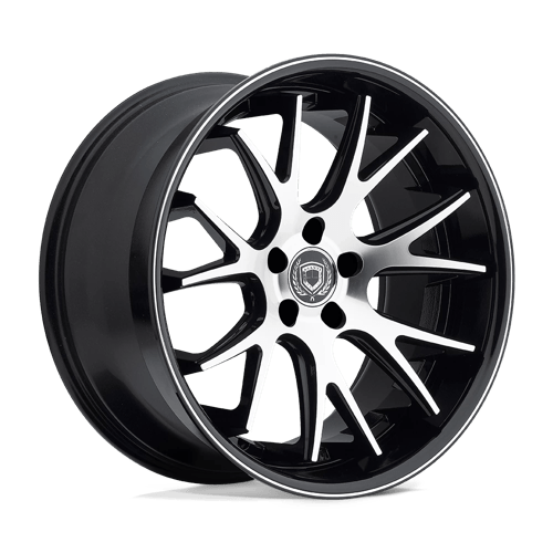 Asanti Black ABL-3 CASTOR DB SILVER MACHINED W/ SS LIP