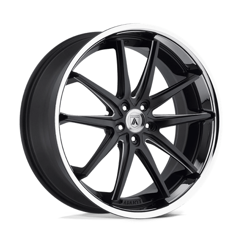 Asanti Black ABL-5 ALTAIR BW MATTE BLACK MILLED W/ SS LIP