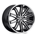 Asanti Black ABL-10 POLLUX DB MACHINED FACE W/ SS LIP