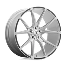 Asanti Black ABL-13 VEGA N2 BRUSHED SILVER W/ CARBON FIBER INSERTS