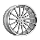 Asanti Black ABL-24 BETA N2 BRUSHED SILVER W/ CHROME LIP