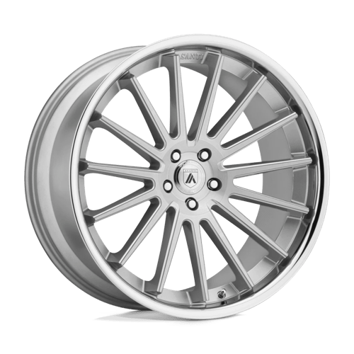 Asanti Black ABL-24 BETA N2 BRUSHED SILVER W/ CHROME LIP