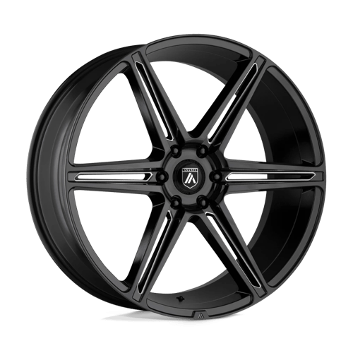 Asanti Black ABL-25 ALPHA 6 N2 GLOSS BLACK MILLED
