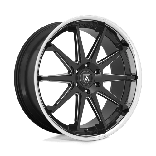 Asanti Black ABL-29 EMPEROR N2 GLOSS BLACK MILLED W/ CHROME LIP