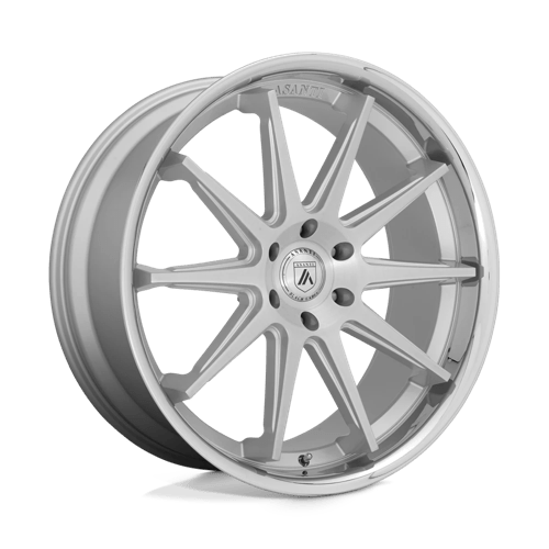 Asanti Black ABL-29 EMPEROR N2 BRUSHED SILVER W/ CHROME LIP