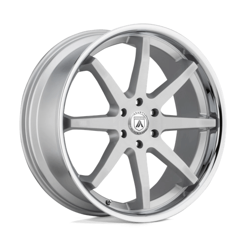 Asanti Black ABL-32 KAISER N2 BRUSHED SILVER W/ CHROME LIP