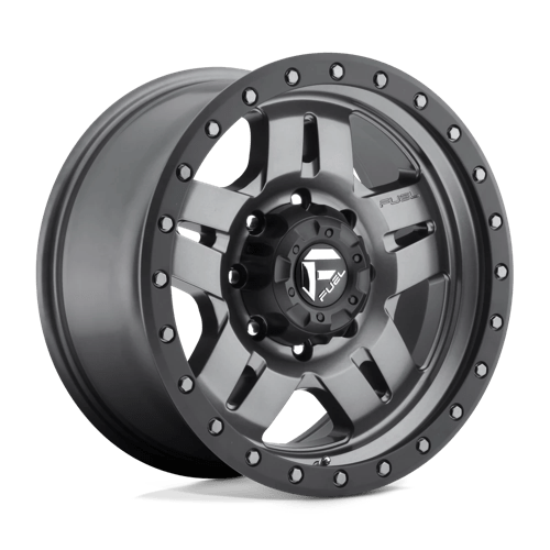 Fuel 1PC D558 ANZA N2 MATTE GUN METAL BLACK BEAD RING