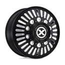 ATX AO403 ROULETTE BW SATIN BLACK MILLED - FRONT