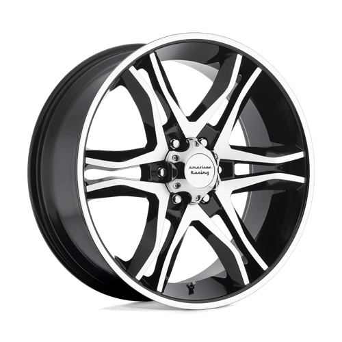 American Racing AR893 MAINLINE BW GLOSS BLACK MACHINED