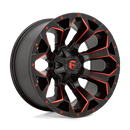 Fuel 1PC D787 ASSAULT ST MATTE BLACK RED MILLED