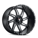 AMERICAN TRUXX AT162 BLACK/MILLED