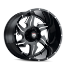 AMERICAN TRUXX AT163 BLACK/MILLED