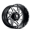 AMERICAN TRUXX AT165 BLACK/MACHINED