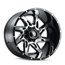 AMERICAN TRUXX AT183 BLACK/MACHINED