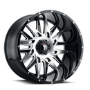 AMERICAN TRUXX AT184 BLACK/MACHINED