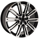 OE Wheels AU21 Machined Wheel Black Machined Wheel