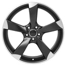 OE Wheels AU29 Machined Wheel Satin Black Machined Wheel