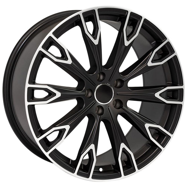 OE Wheels AU32 Machined Wheel Satin Black Machined Wheel