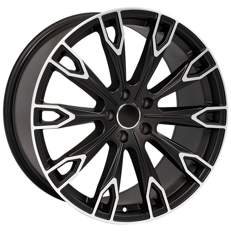 OE Wheels AU32 Machined Wheel Satin Black Machined Wheel