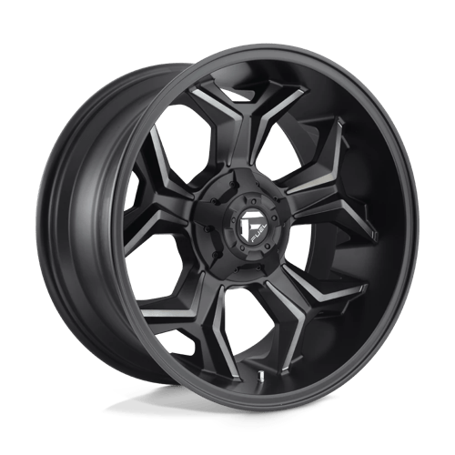 Fuel 1PC D605 AVENGER BW MATTE BLACK DOUBLE DARK TINT
