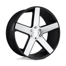 DUB 1PC S217 BALLER N2 GLOSS BLACK BRUSHED