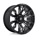 Fuel 1PC D673 BLITZ N2 GLOSS BLACK MILLED