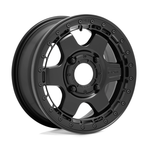 Fuel UTV D922 BLOCK BEADLOCK N2 MATTE BLACK W/ BLACK RING