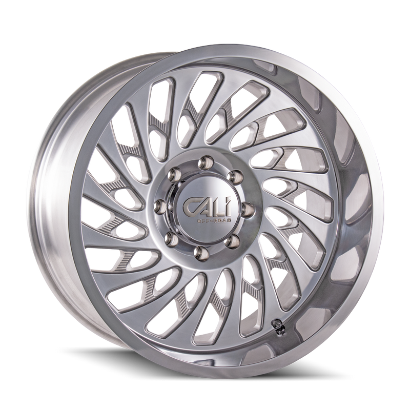 CALI OFF-ROAD 9108 GLOSS BLACK/MILLED SPOKES
