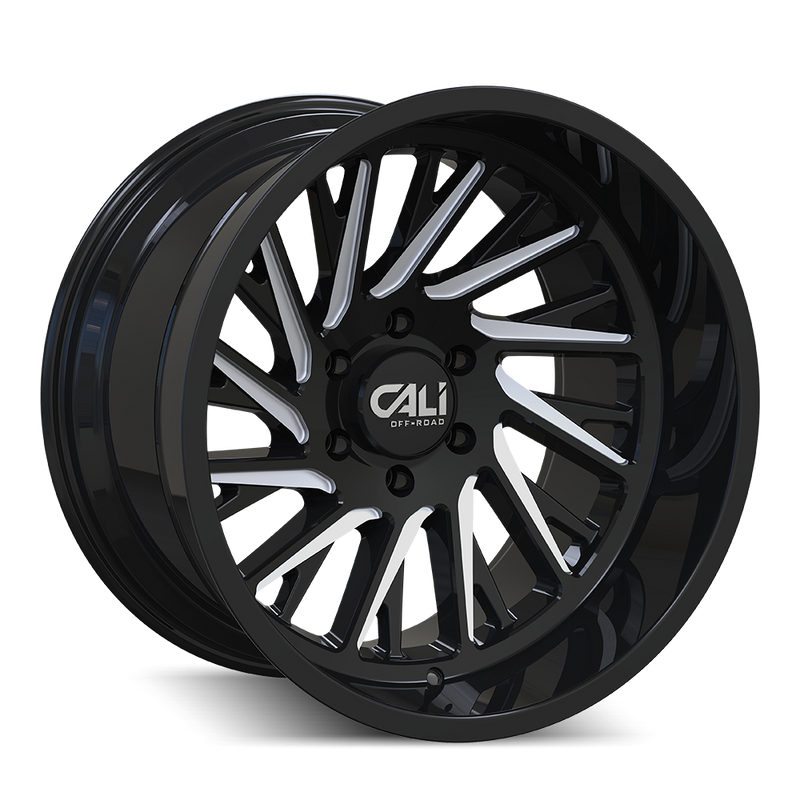 CALI OFF-ROAD GLOSS BLACK/MILLED SPOKES