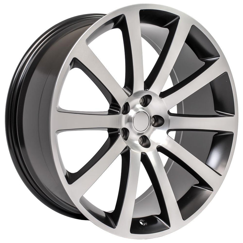 OE Wheels CL02 Machined Wheel Satin Black Machined Wheel