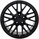 OE Wheels CV08B Black Wheel Satin Black Wheel