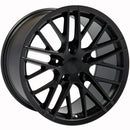 OE Wheels CV08A Black Wheel Satin Black Wheel