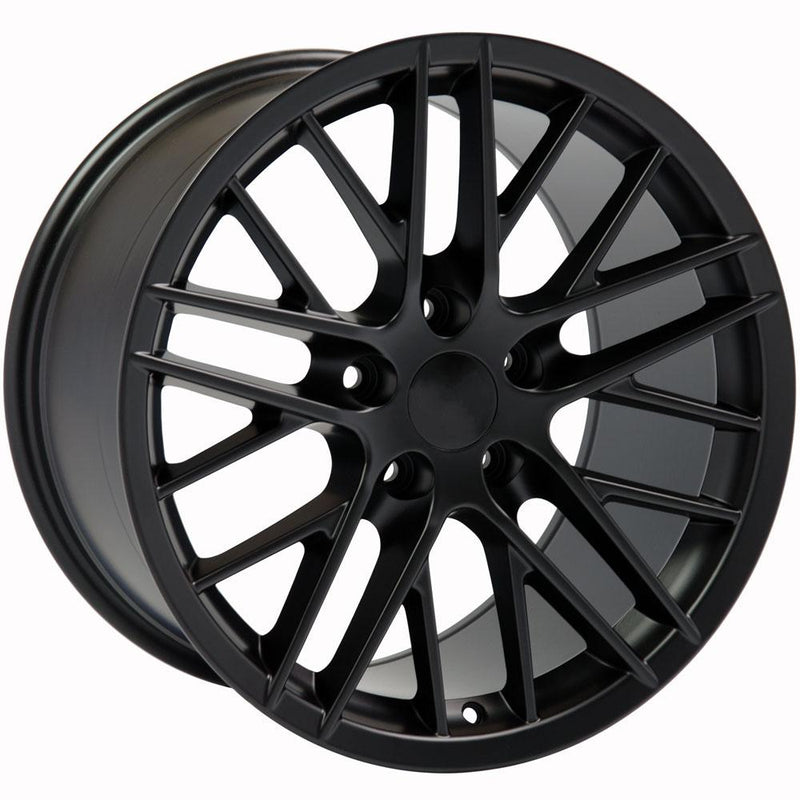 OE Wheels CV08A Black Wheel Satin Black Wheel